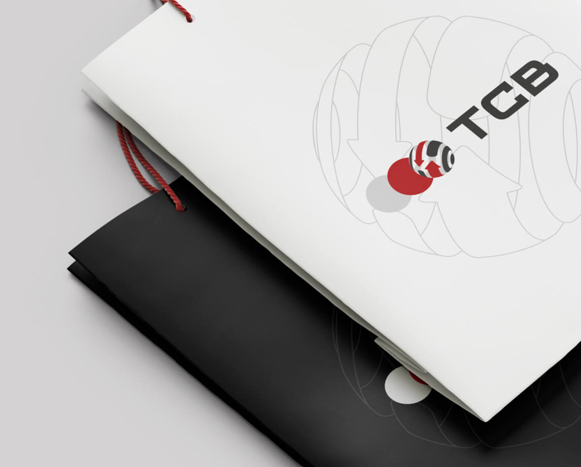 Фирменные материалы TSV с логотипом и графическими элементами